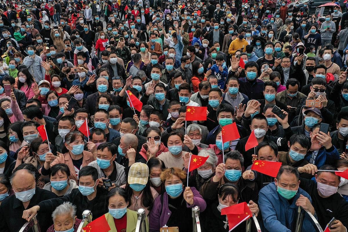 hina announced on March 24 that a lockdown would be lifted on more than 50 million people in central Hubei province where the coronavirus first emerged late last year. (AFP Photo)