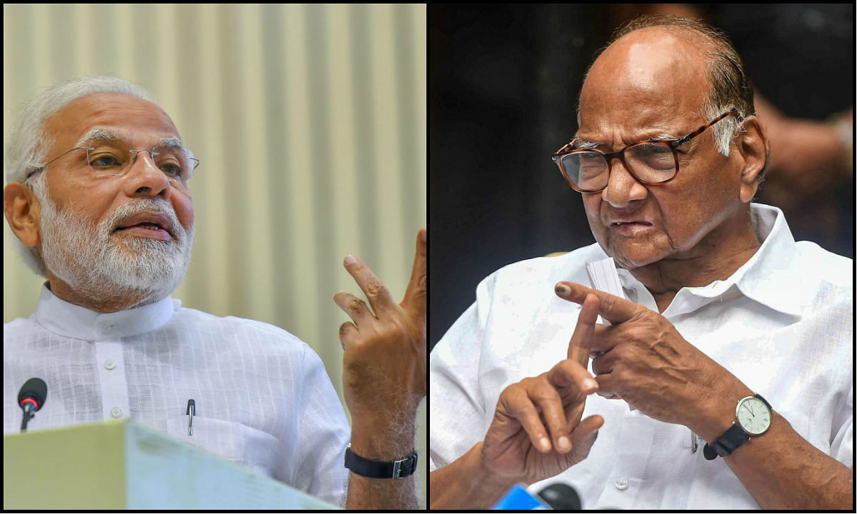 Congress leaders and Sharad Pawar-led NCP slammed the NDA government, Prime Minister Narendra Modi and Union Home Minister Amit Shah. (PTI File Photos)