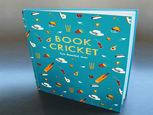 Cricket enthusiasts can grab their own quirky 'World Cup Special- The Book Cricket Notebook' to play the game by merely flipping pages.Screen grab