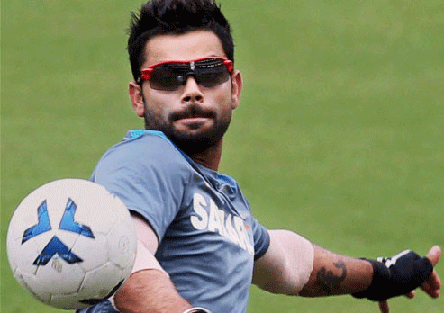 By his own lofty standards, Virat Kohli has had a modest World Cup so far. PTI file photo
