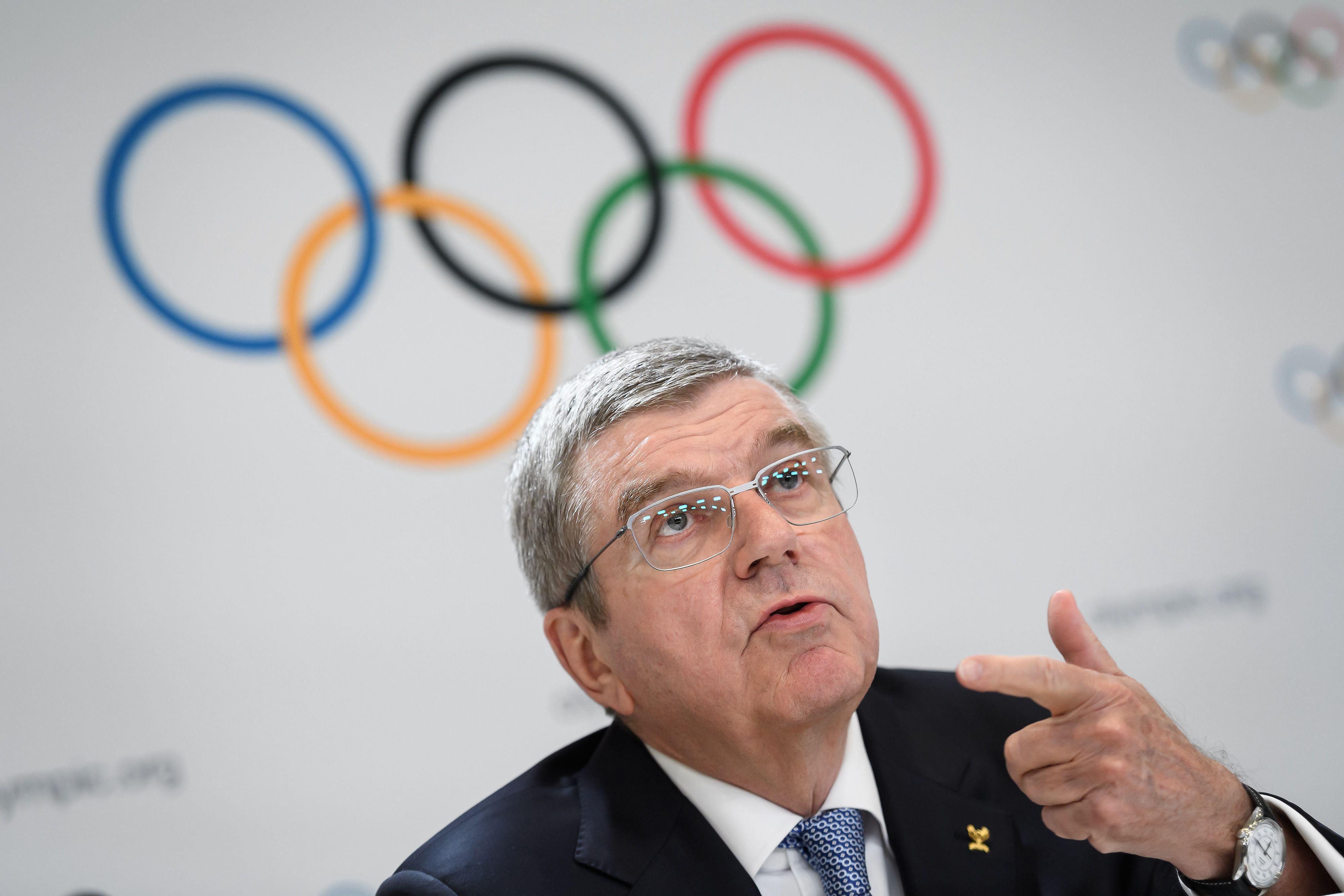  International Olympic Committee (IOC) President Thomas Bach. (AFP Photo)