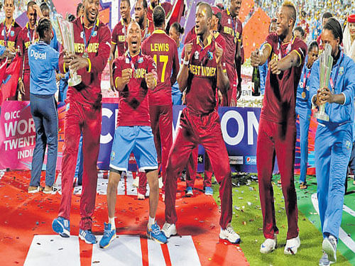 During the last World Cup, it was the Gangnum Style on which they danced their heart out to rejoice their on-field success. And this year, whether it was their win against India in the semi-finals of T20 Cricket World Cup 2016 or their historic triumph in the finals, the foot-tapping number Champion, made by all-rounder Dwayne Bravo, was their victory song.