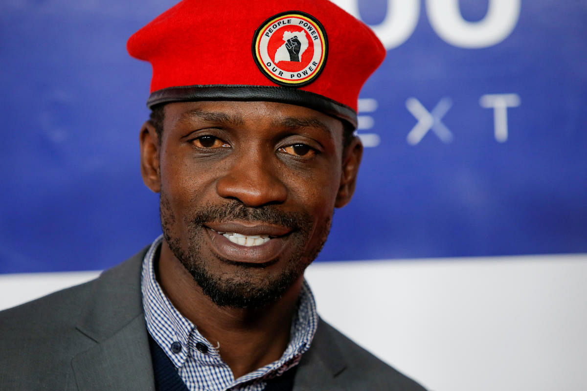 Ugandan pop star Bobi Wine (Reuters Photo)