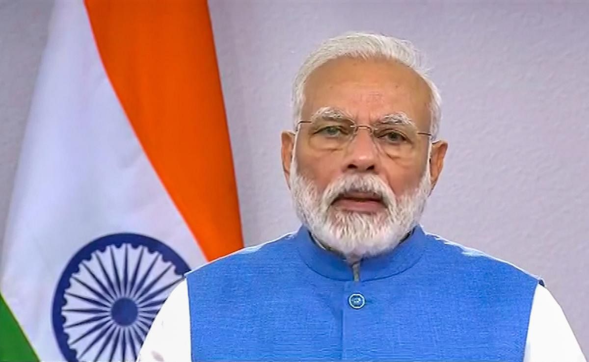  Prime Minister Narendra Modi's addresses the nation on coronavirus (Youtube screengrab)