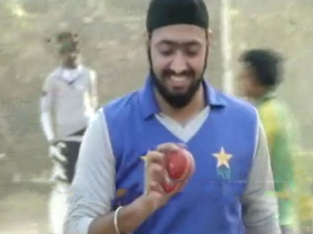 The 21-year old Mahinder was selected at an emerging player camp, organised by PCB in Multan in November. Screengrab