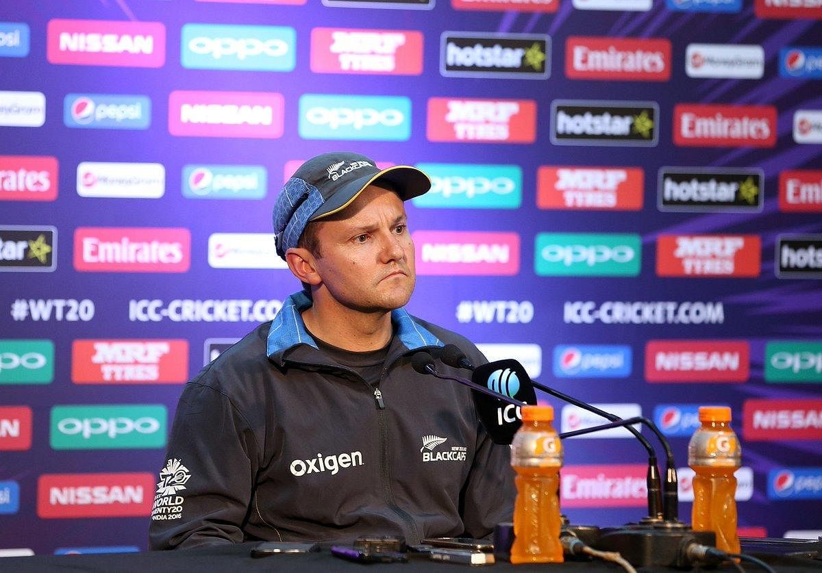 Hesson, 43, has been New Zealand’s coach since 2012. He masterminded the Black Caps' maiden appearance in the final of the World Cup in 2015. (ICC/Twitter)