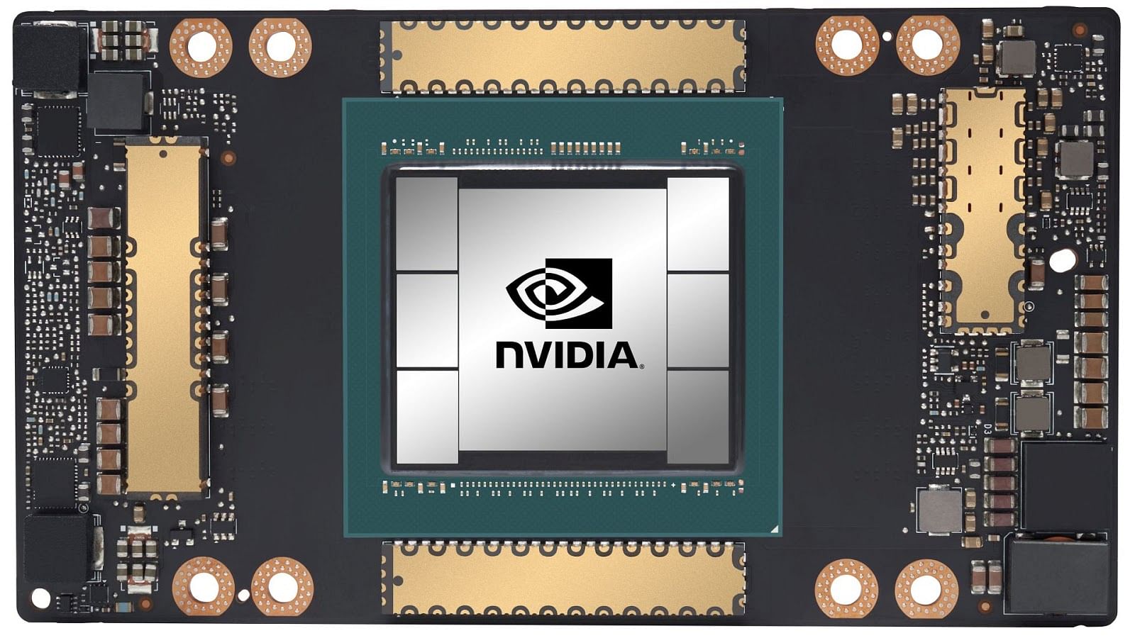 The A100 chip. Image: Nvidia