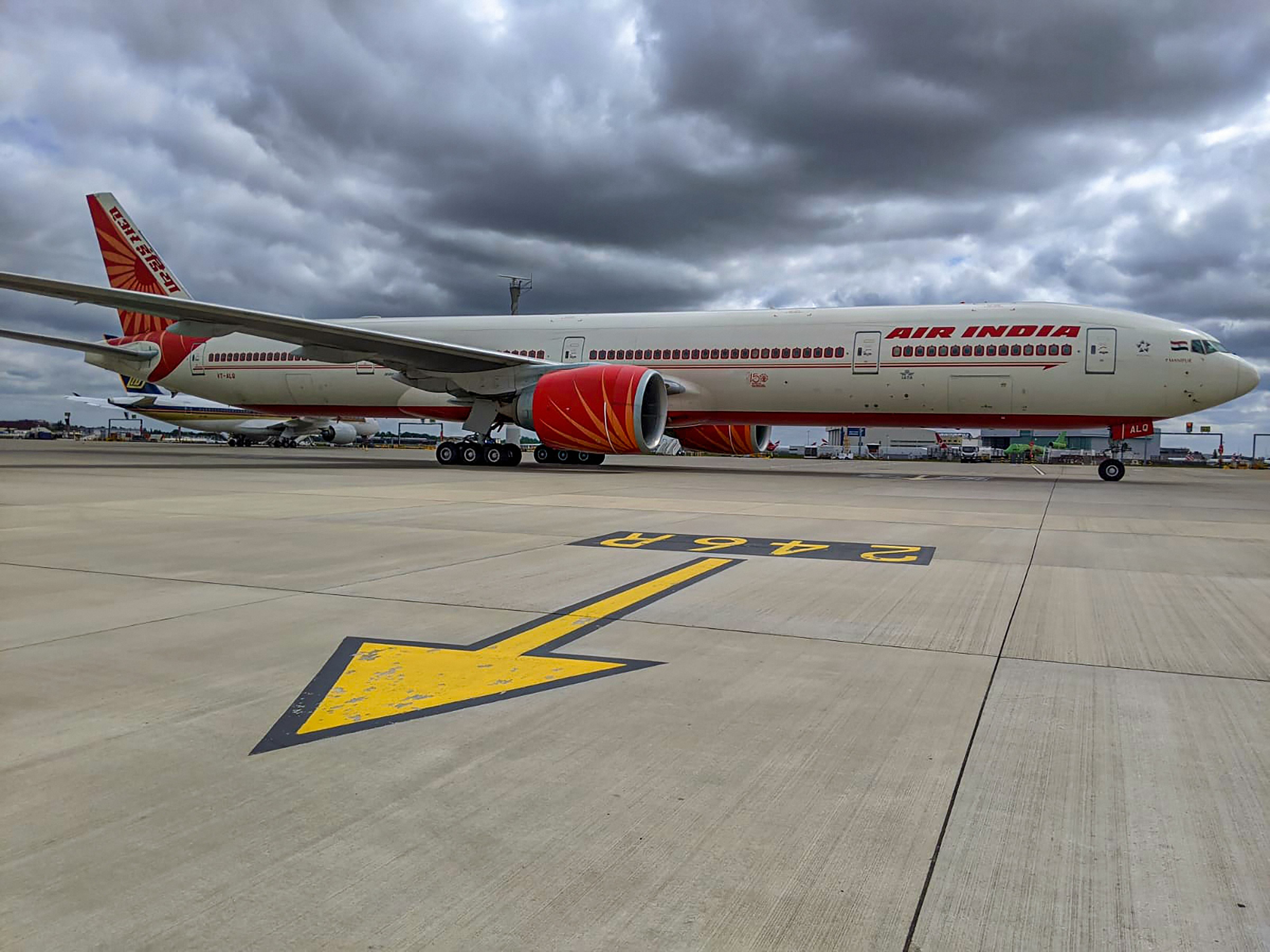 An Air India flight evacuating 327 stranded Indians took off from London for Ahmedabad (Gujarat) as part of government's 'Vande Bharat' mission, amid the ongoing coronavirus pandemic.. (PTI Photo)