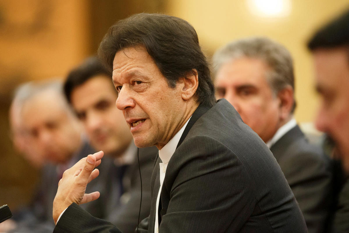 File photo of Pak PM Imran Khan. Photo credit: Reuters