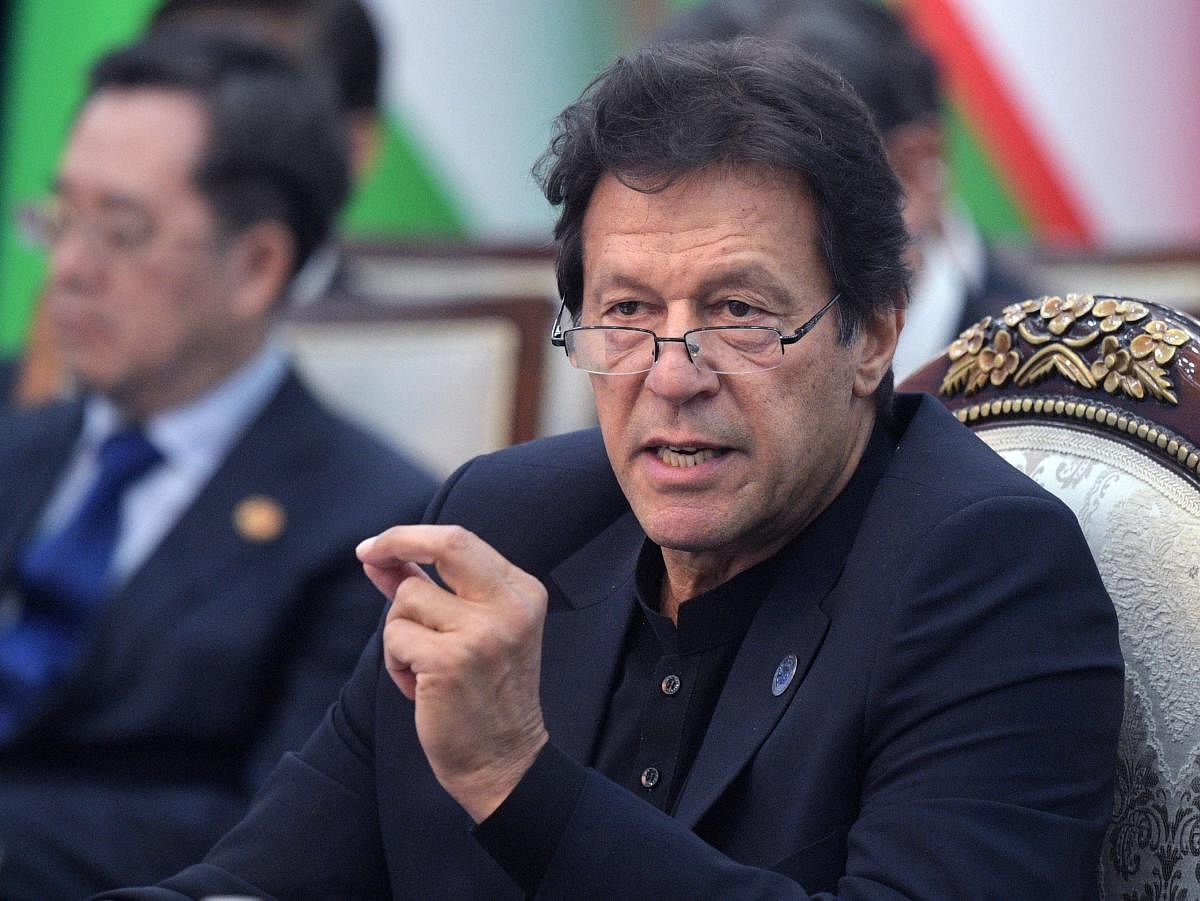 File picture of Pakistan's Prime Minister Imran Khan. Photo credit: AP/PTI