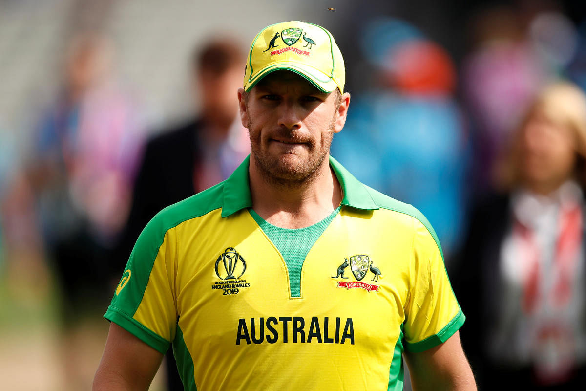"All we can do is, as players, try and bring some good performances and bring some excitement and smiles on the faces of the people, who are doing it very tough at the moment," said Finch. (Reuters Photo)