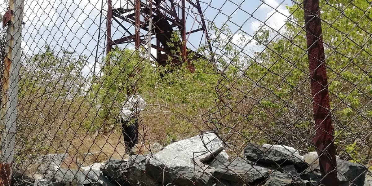 The five-men gang cut wire in the rear side of the closed shaft at Marikuppam, KGF, Kolar district.