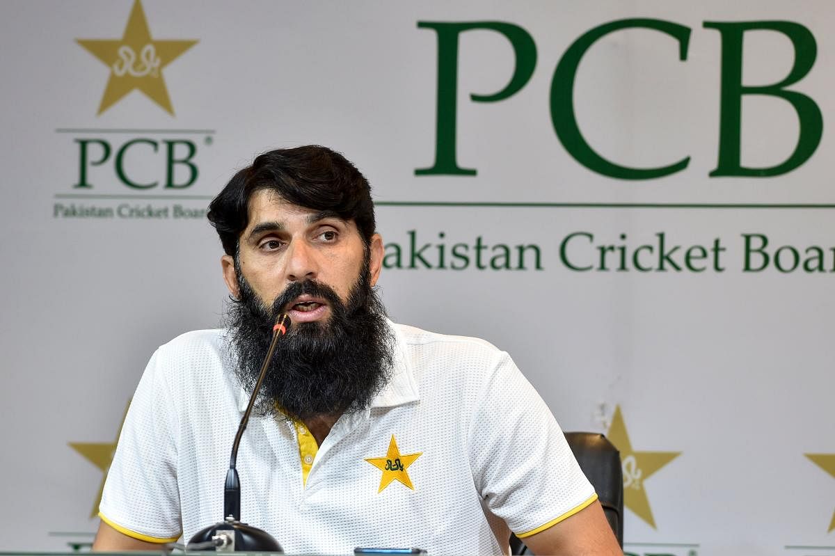 Misbah, who has faced criticism since becoming the first man in Pakistan cricket to hold two top posts of head coach as well as chief selector, also rued the lack of talent at the domestic level. Photo/AFP