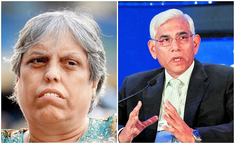 BCCI Committee of Administrators Diana Edulji (left) and Vinod Rai. DH Photo