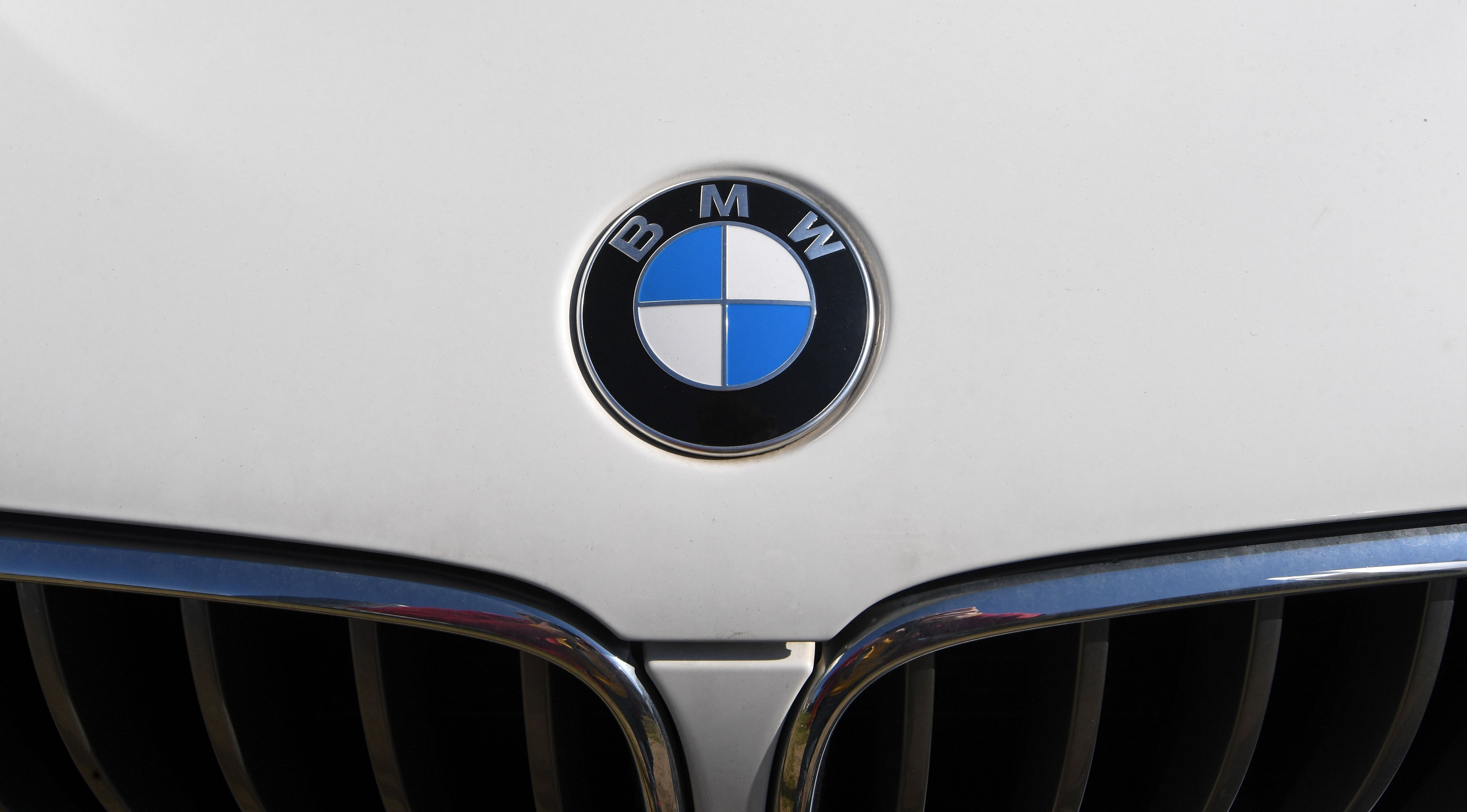 logo of German carmaker BMW on a car in Munich, southern Germany. (Credit: AFP)