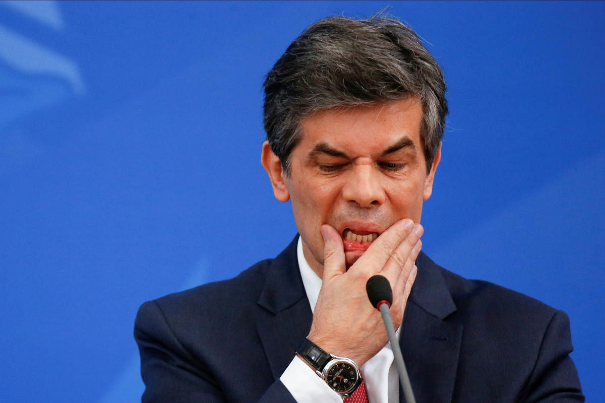 Brazil's Health Minister Nelson Teich. (Reuters photo)