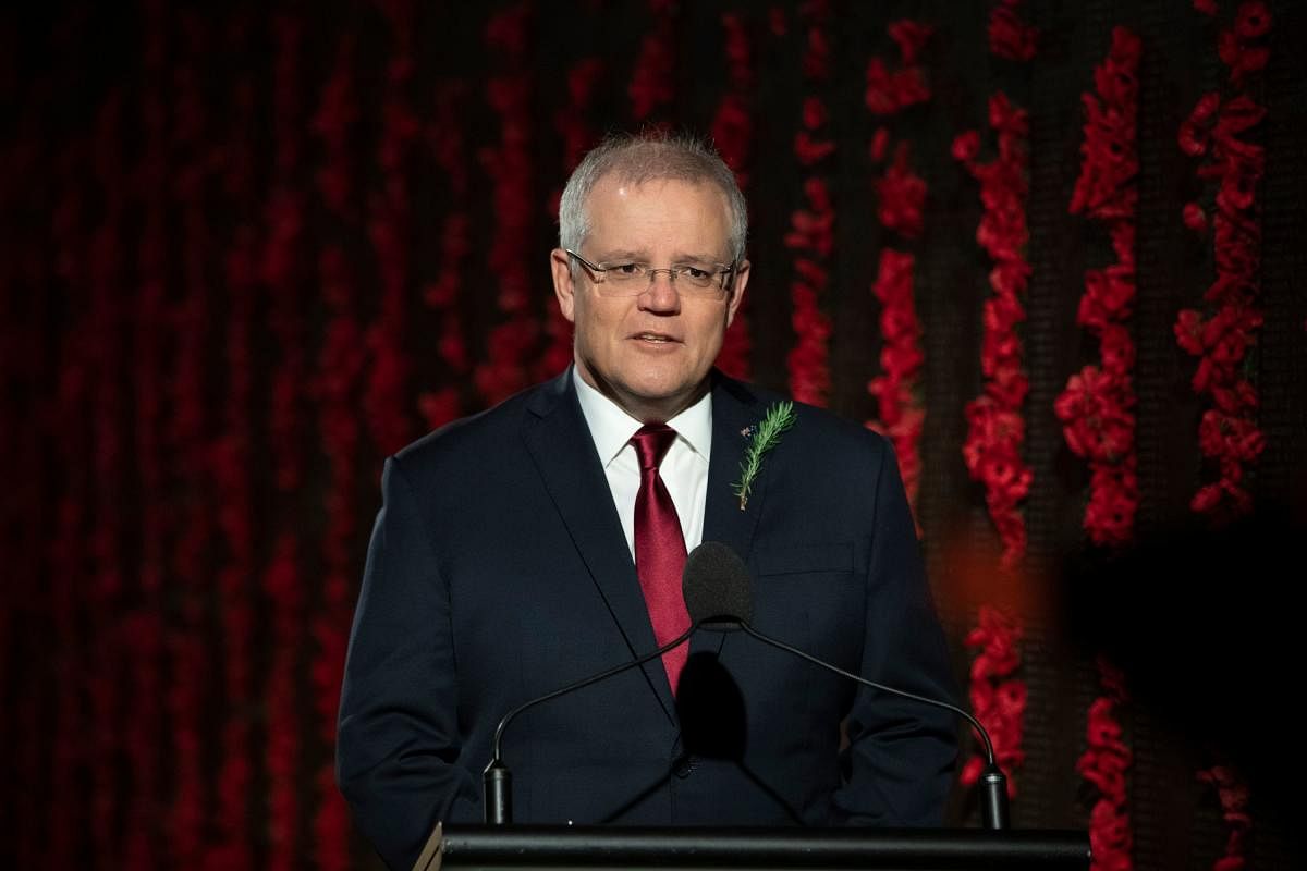 Australian Prime Minister Scott Morrison (AFP Photo)