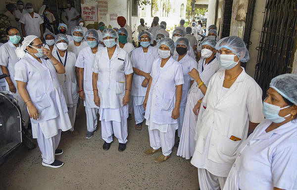 Nurses in Bihar (PTI Photo)