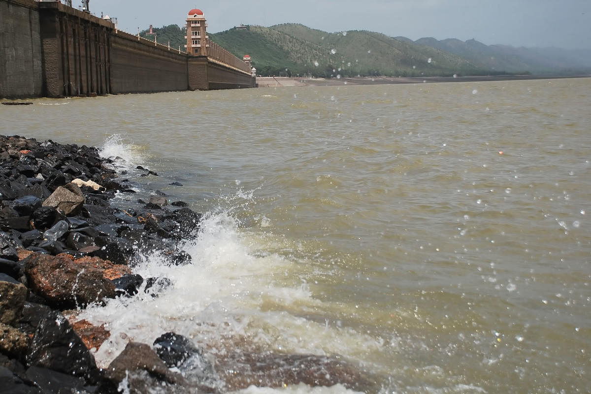 Water level in dams thrice last year (DH Photo for representation)