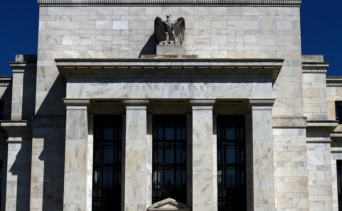 The Federal Reserve building in Washington, DC. (AFP Photo)