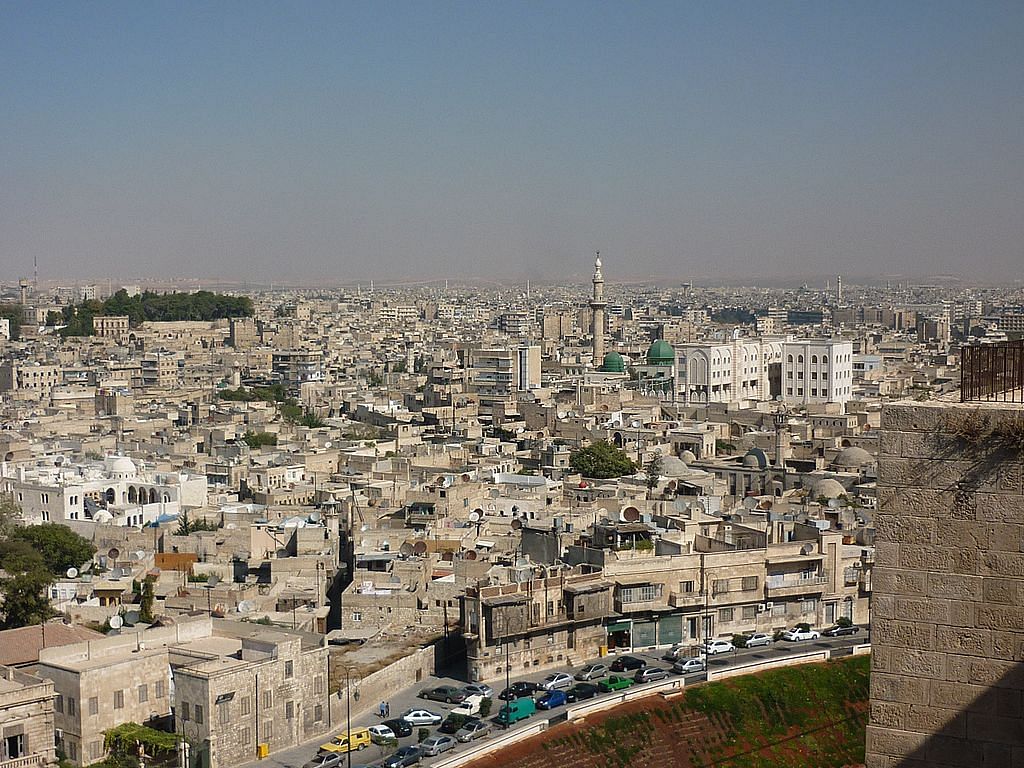 Aleppo, historic oldest inhabited city was devastated beyond recognition in the unending war since 2012 in Syria —the citadel of civilization. (Wikimedia Commons image)