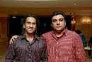 Ajith Paul Antony (left) with a friend.
