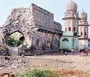 Neglected: Taj Bawadi, one of the important 14th-century Adil Shahi monuments in Bijapur, ina dilapidated state. DH Photo