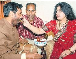 Reena Paswan was an air hostess before she married Ram Vilas Paswan. PTI file photo
