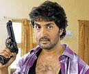 A still from Harish Rajs movie Gun.