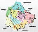 Map shows concentration of nitrate in Bangalores groundwater. Red spots show high level of nitrate due to sewage and solid waste leachate percolating into groundwater.