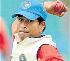 Burning enthusiasm: Sachin Tendulkar will be keen to end the Test series against England on a bright note. AFP