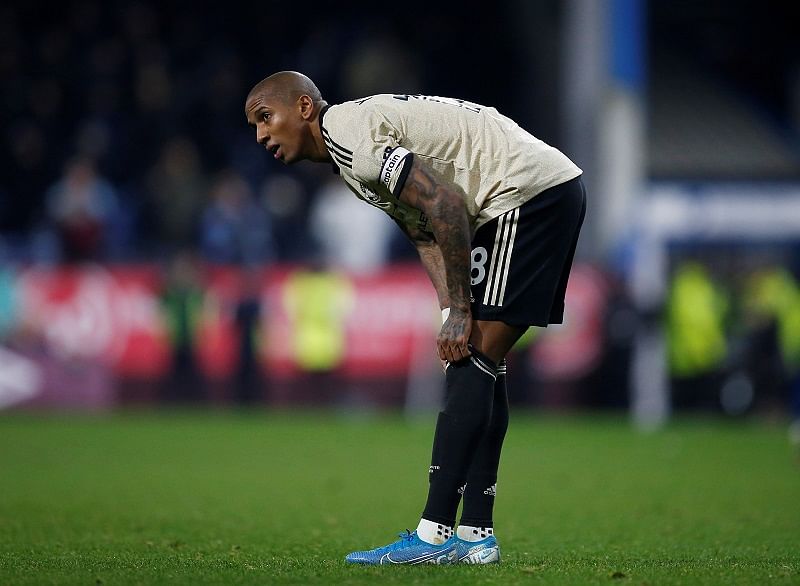 Manchester United's Ashley Young. (Reuters Photo)