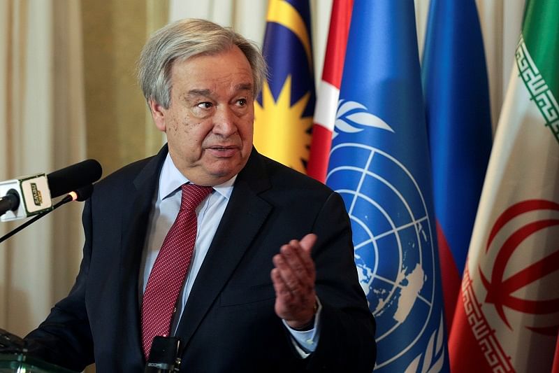 United Nations Secretary-General Antonio Guterres. (Reuters Photo)