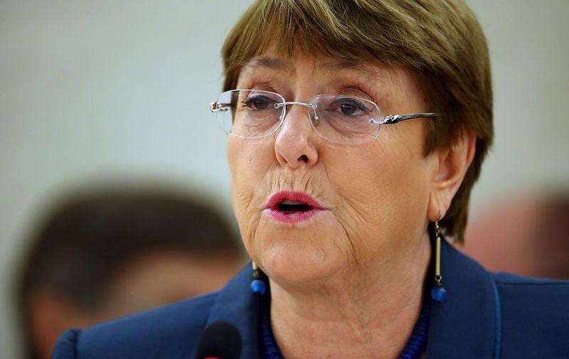 United Nations High Commissioner for Human Rights Michelle Bachelet. (Reuters Photo)