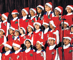 Synchronised: The childrens choir of the Centre for Music Education.