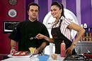 Vicky Ratnani (left) and Maria Goretti on Do It Sweet.