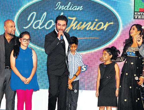 Music mania: A scene from 'Indian Idol Junior'.