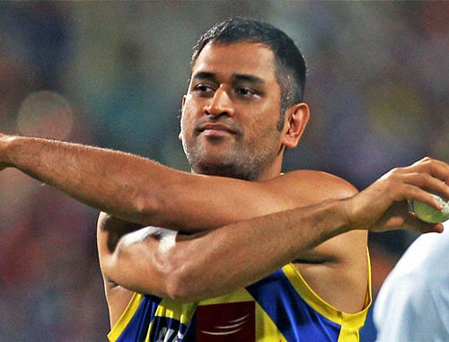 File Photo - Indian cricket captain M.S.Dhoni during an IPL6 match. PTI