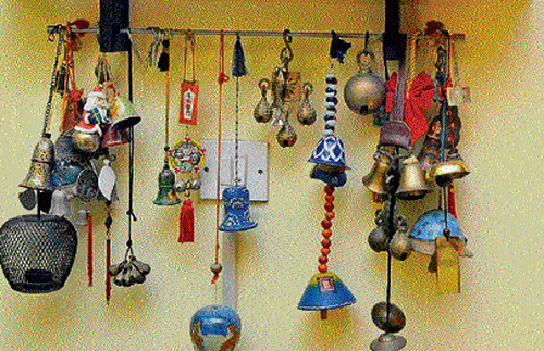 different The collection of bells.