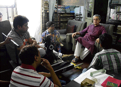 Film unit interviews: Sandip Ray for Feluda. Souradeep Ray