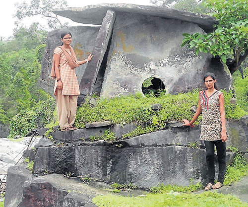 One of the dolmens found at Palli.
