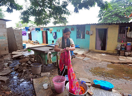 The survey collected information about sanitation facilities like availability of bathroom, and availability of latrine and its type, among others. DH Photo