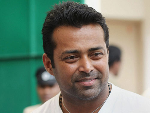 India's star tennis player Leander Paes in his bid to stay fit for his seventh Games at the 2016 Rio Olympics has asked the All India Tennis Association (AITA) to excuse himself from the forthcoming Davis Cup tie against Taipei and for other events in 2014. PTI photo