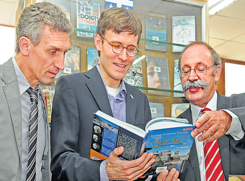 As part of the 'Francophonie Week', which celebrates French language across the world and encourages the exchange between the various francophone countries, the Alliance Francaise de Bangalore (AFB) inaugurated the Quebec section in its library recently, DH photo