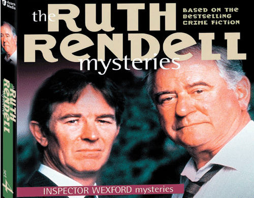 George Baker (right) as Inspector Wexford of Ruth Rendell mysteries. DH photo