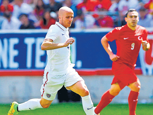 Michael Bradley is among the clutch of American players ready to step it up in Brazil. AP