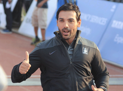 Bollywood actor-producer John Abraham is busy shooting his next 'Rocky Handsome' but says he will make sure to squeeze time out of his schedule and catch all the action of the FIFA World Cup, which will kick off on June 12 in Brazil. DH File Photo