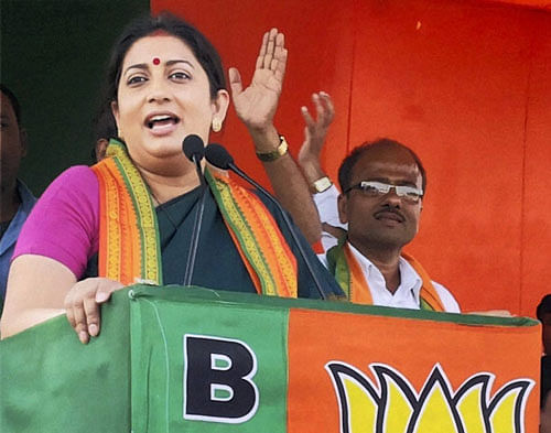 Metropolitan Magistrate Dheeraj Mittal issued the summons to Irani and asked her to appear before it Sep 27. PTI file photo
