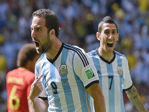 Gonzalo Higuain scored when it mattered as his opportunistic strike helped Argentina beat Belgium 1-0 to enter the World Cup semi-final after 24 long years ending their 'quartefinal jinx' that affected them during the last two editions. Ap photo