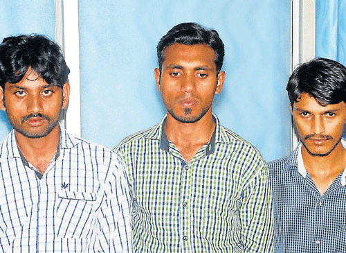 The accused Raghu, Shafiullah and Rahim.